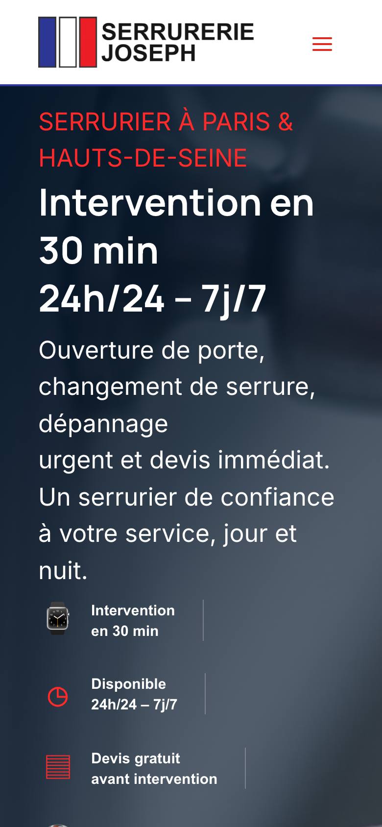 Style Sobre, urgence 24h/24